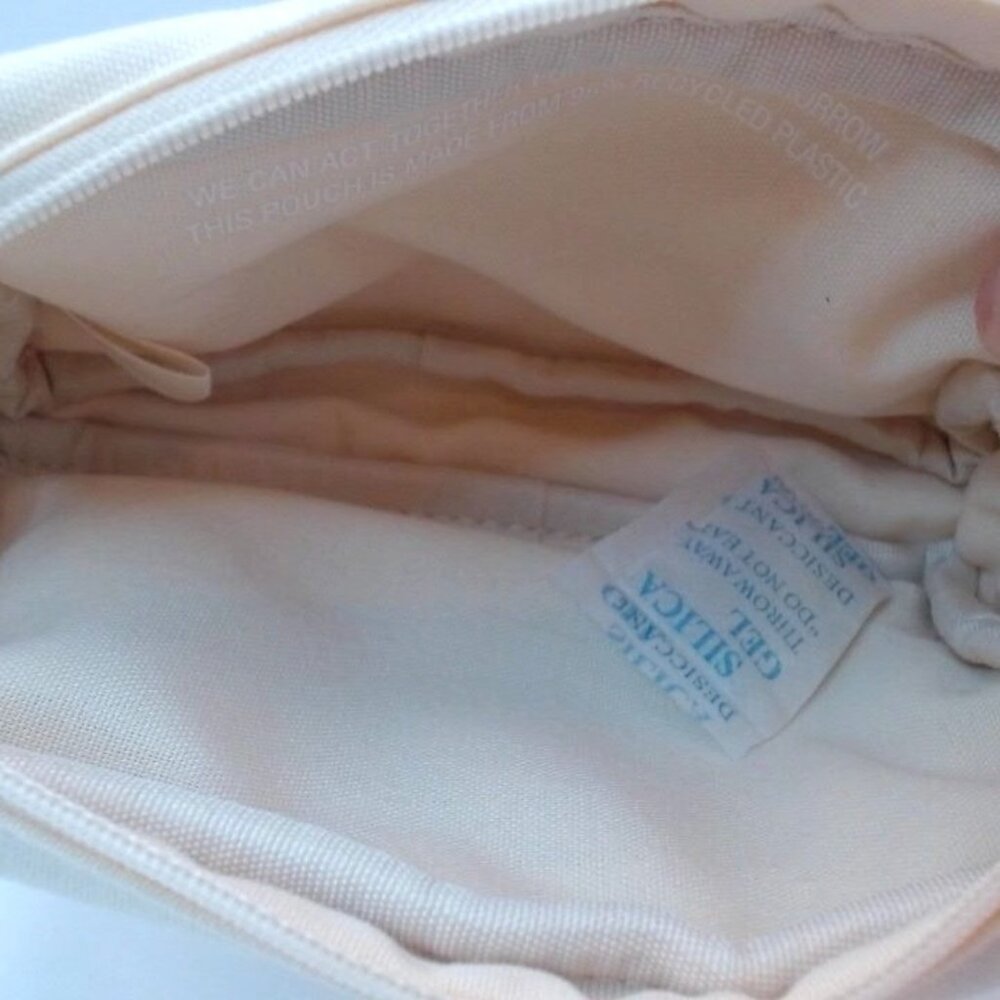 Christian Dior - Small Makeup Bag, Cream Color, BRAND NEW, NEVER USED - Picture 5 of 7